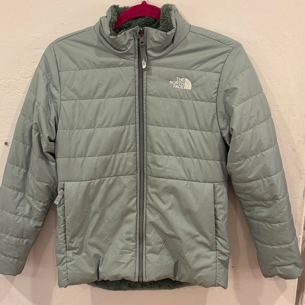 The North Face Kids Reversible Puffer Jacket - Teal Green